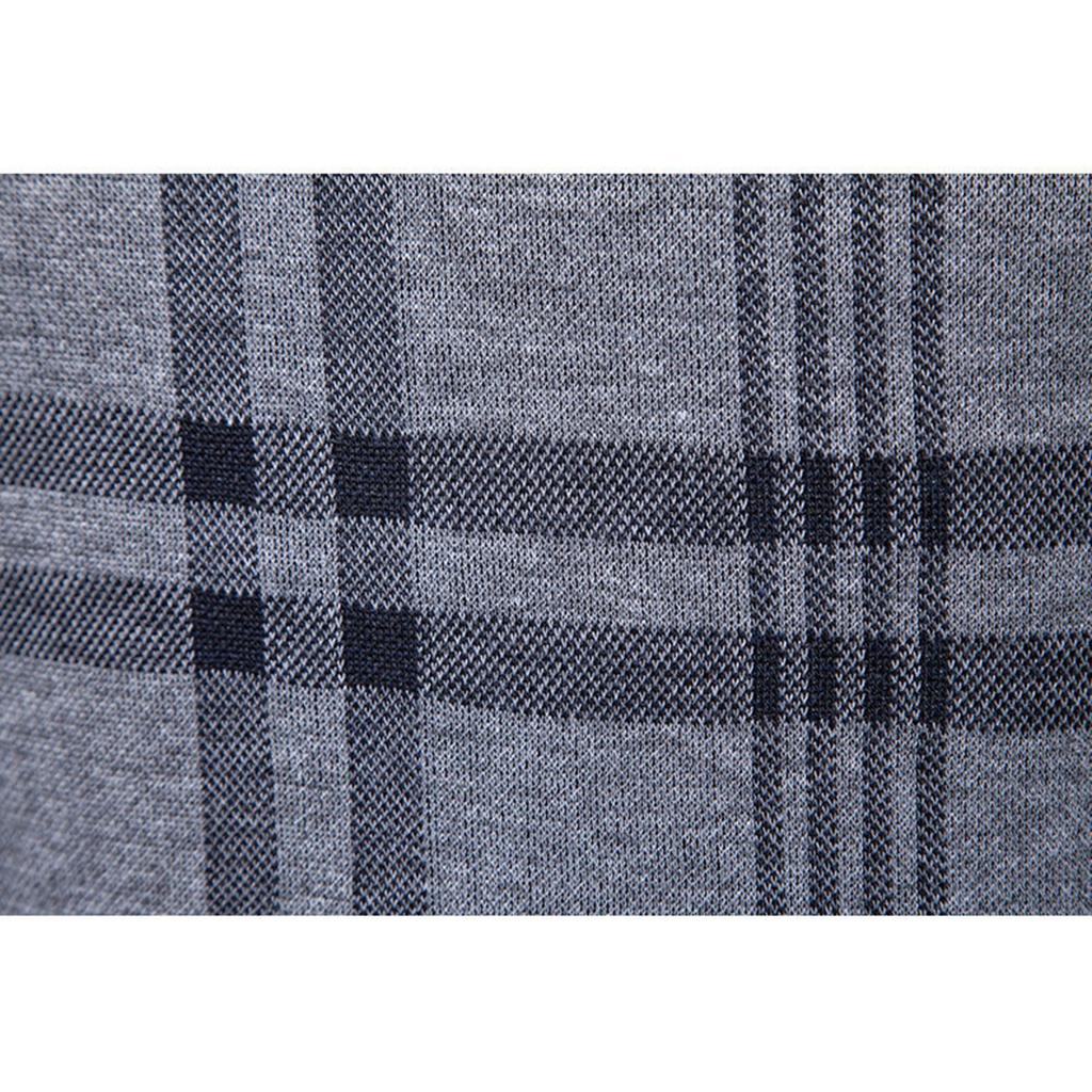 Men's Winter Fleece-Lined Plaid Vest, Pullover, Loose-Fitting Men's Sleeveless Sweater Vest