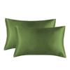 One Set Solid Color Double-sided Silk Pillowcase Mulberry Silk Ice Silk Beauty Pillowcase Single Silk Broadside Pillowcase