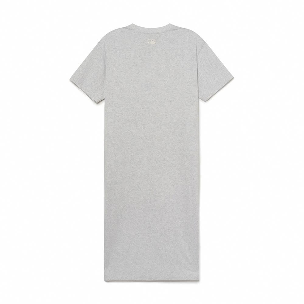 New MLB New York Yankees SS23 Short Sleeved Dresses Women's Light Gray 3FOPB0233-43MGL