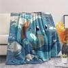 Squirtle  Print Flannel Blanket, High quality Comfortable for All Seasons, Home Decor, Warmth and Comfort