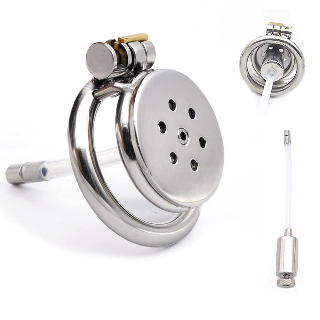 Chastity Stainless Male Chastity Chastity Chastity Device with Cock Chastity Cock Couple Chastity Penis SM SM SM Adult Adult Goods Belt, Steel, Flat,