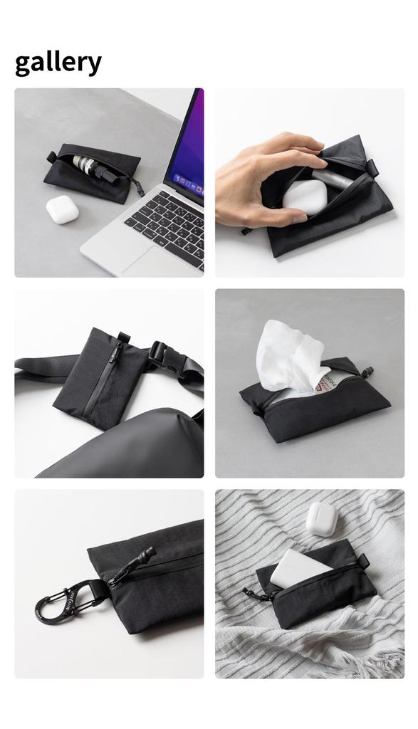 TOFTPOUCH LIGHT Чехол для гаджетов и Нет [aso] (Пучок Света) Водостойкий чехол, Маленький, Косметика, Черный, Ластовица, Средний, tf-t304-bl