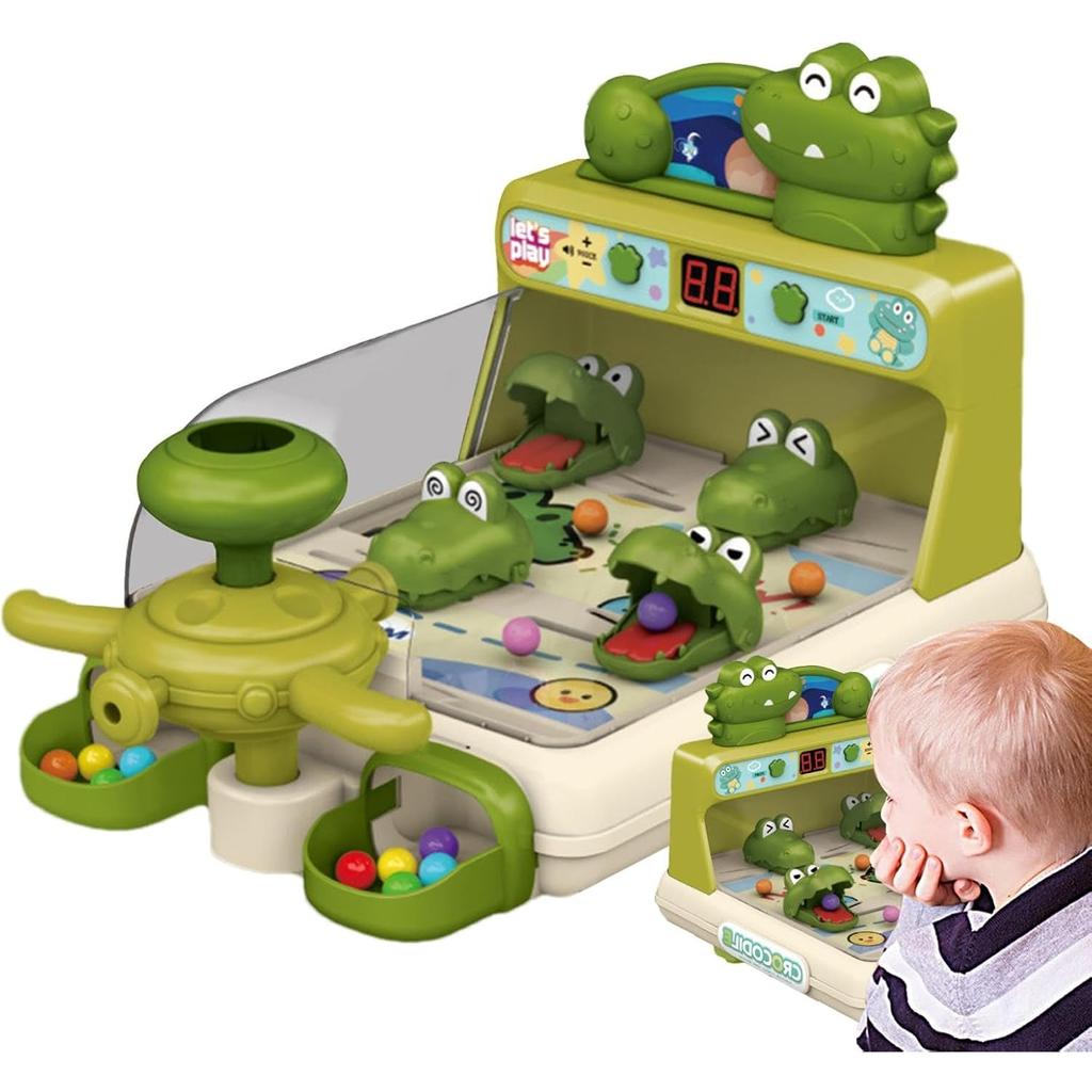 Miniature Pinball Games with Sounds & Light Dinosaur Themed Shooting Game Classic Tabletop Games Halloween Xmas Gifts for Boys