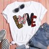 Fashion Women's Tshirts Tops Print Short Sleeve White Ropa Mujer Trend T-Shirt Summer O-Neck Oversized Top Popular Tshirts Tee