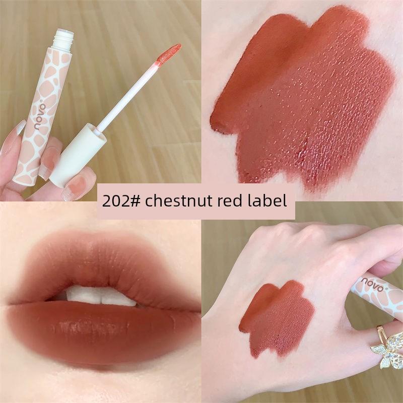 Novo Fall and Winter Matte Moisturizing Non-Fading Plain Lipstick
