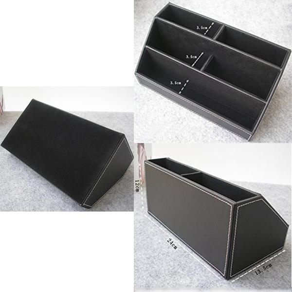 Деревянная конструкция для домашнего офиса, кожаный многофункциональный стол, органайзер для канцелярских принадлежностей, ящик для хранения, ручка/карандаш, сотовый телефон, бизнес-на