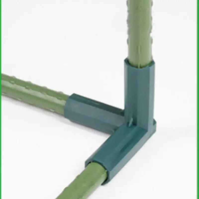 2 шт. 11 мм/16 мм 3-сторонние 4-сторонние 5-сторонние садовые колышки для растений пластиковые окантовочные угловые соединительные аксессуары соединители для рам теплиц