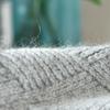 Winter Women Fur Pom Pom Knitted Beanie Hats  Warm Wool Cashmere Beanie Bobble Hat Factory