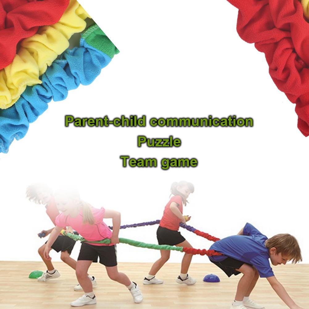 Детская красочная игра «Тяни веревку» сенсорная тренировка спортивное оборудование для общения родителей и детей