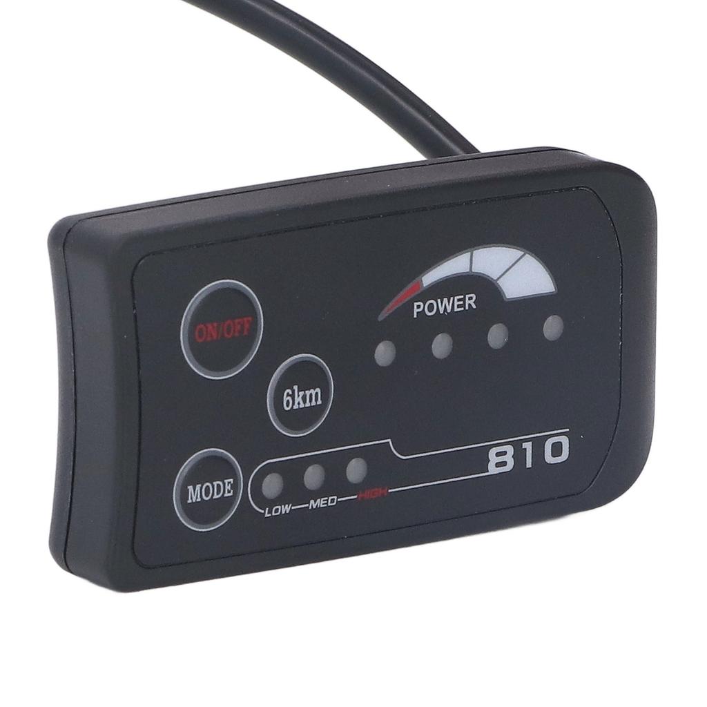 36 В 48 В S810 Светодиодная панель дисплея для электрического велосипеда 4-проводная модификация велосипеда Светодиодный индикатор управления