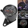 Мотоциклетный спидометр 12В с подсветкой, универсальный указатель одометра для Cafe Racer, мотоцикла, со светодиодным сигнальным светом
