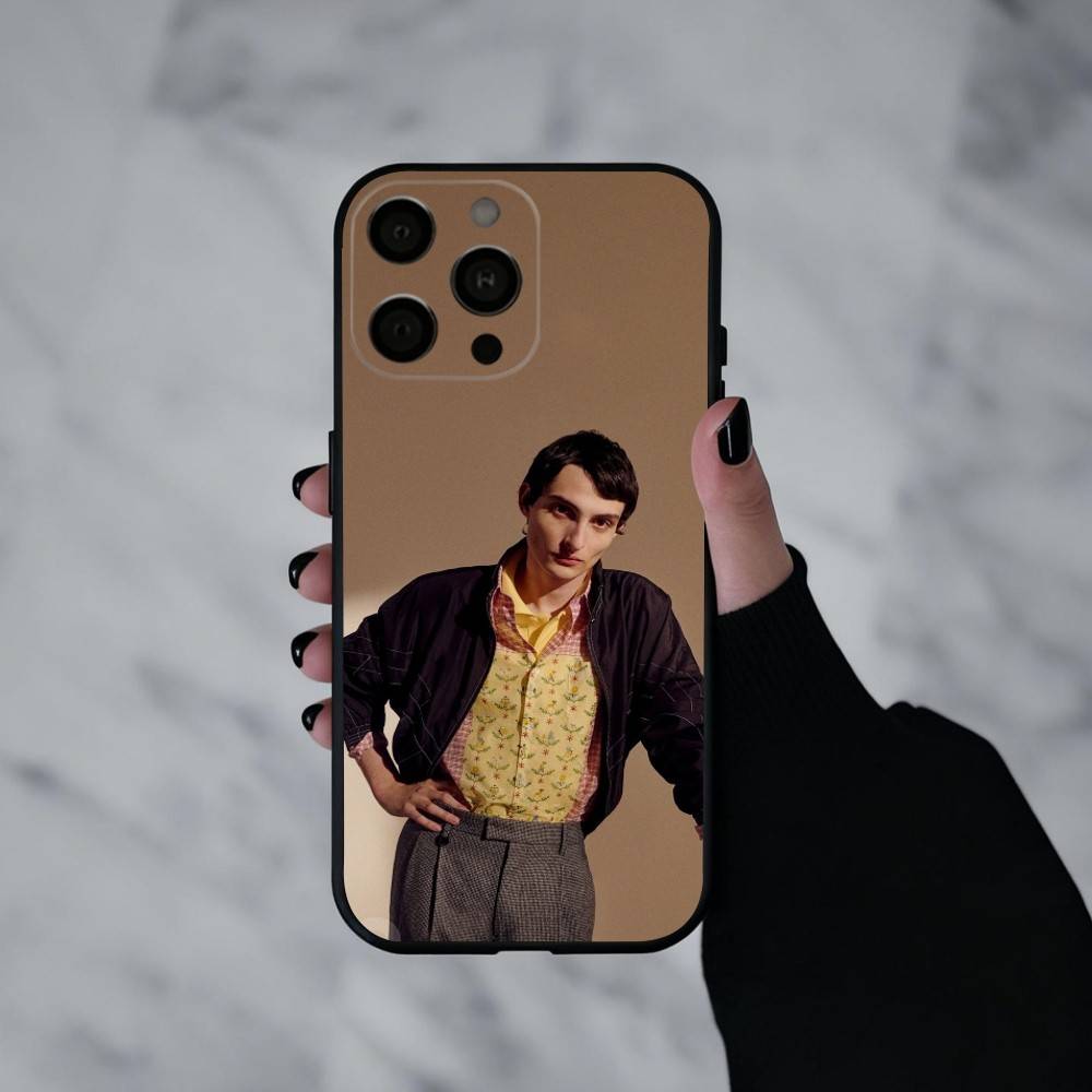 Чехол для телефона F-Finn W-Wolfhard Actor для iPhone 17pro, 16, 15, 14, 13, 12, 11 Plus, Pro Max, XS, Мягкий силиконовый черный чехол