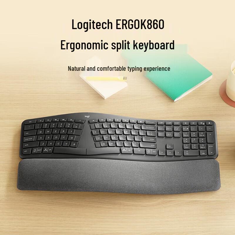 Logitech Беспроводная эргономичная разделенная клавиатура K860
