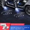 2Pcs LED Decoration warning tool For LEXUS ES LS IS IF LX   GS GX HS NX LM LC LF RZ RC Car Door Welcome Light Accessories AEH1