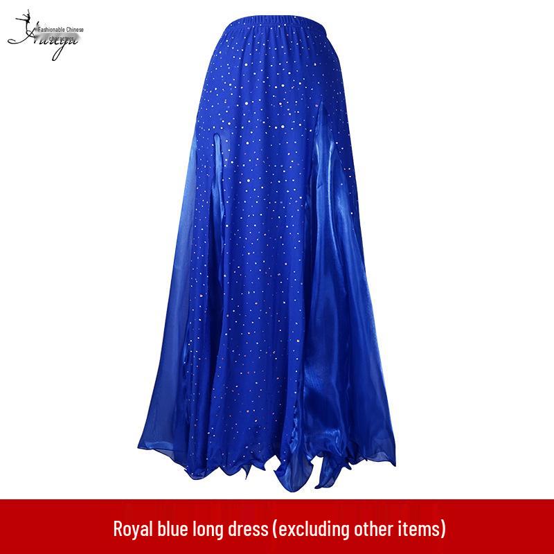 Новый комплект для танца живота Huayu Dance: бюстгальтер и костюм с бисером для женщин - коллекция весна/лето