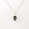 Green Tourmaline Gemstone 925 Sterling Silver Jewelry Handcrafted Pendant 1.01" PP-56-12