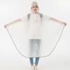 Korean-Style Transparent Single Reflective Bicycle Raincoat for Students