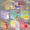 8 Models/package Marine Life Face Swap Set Stickers Cartoon Children's Baby Puzzle DIY Early Education Puzzle Stickers