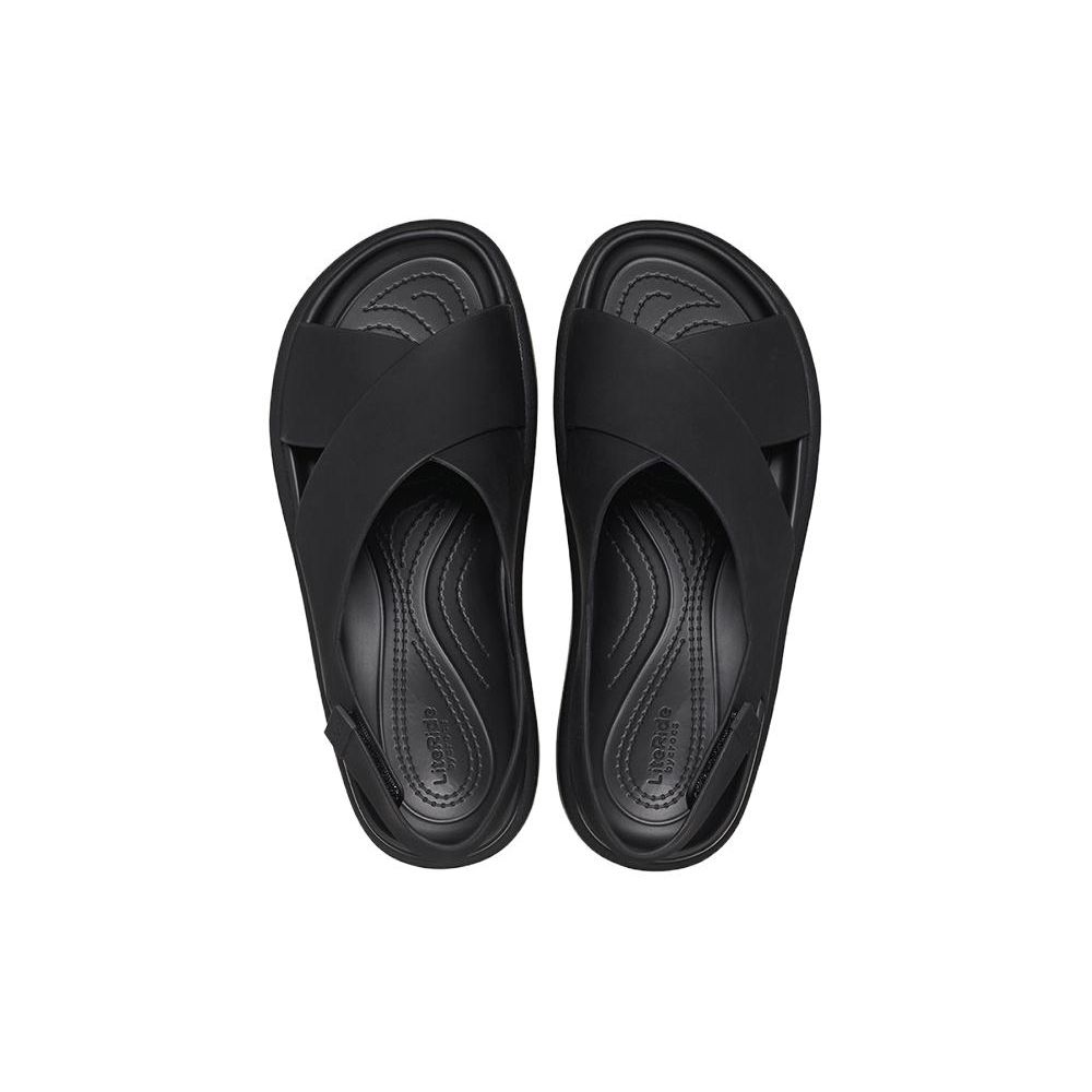 Crocs Simple Casual One-Strap Sandals Women Sandals Black 209407-060