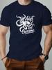 Male T-Shirt 100% Cotton Graphic Tees for Men 2025 Trendy Fashion Print Summer Casual Soft Breathable Crewneck Daily Top