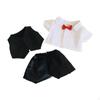 3Pcs Dolls Shirt with Vest Pants, Miniature Clothes Outfits for 38cm Birthday Gifts, Halloween