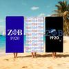 Логотип Z-зета P-фи B-бета Полотенце Пляжное Быстросохнущее Мягкое Бассейновые полотенца Подарок для Путешествий Тренажерного зала Душа Кемпинга спорт