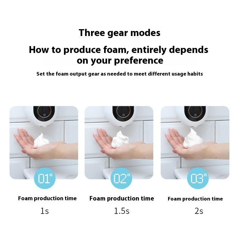 Умный дом индукционный дозатор мыла Автоматический дезинфектор для рук Электрический настенный пенный дозатор с USB-подзарядкой для мобильного телефона