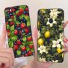 Case for Itel Vision 1 Pro Matte Soft Silicone Black butterfly  Shockproof Phone Bags For ItelS16 S 16 Vision1pro  Back Covers