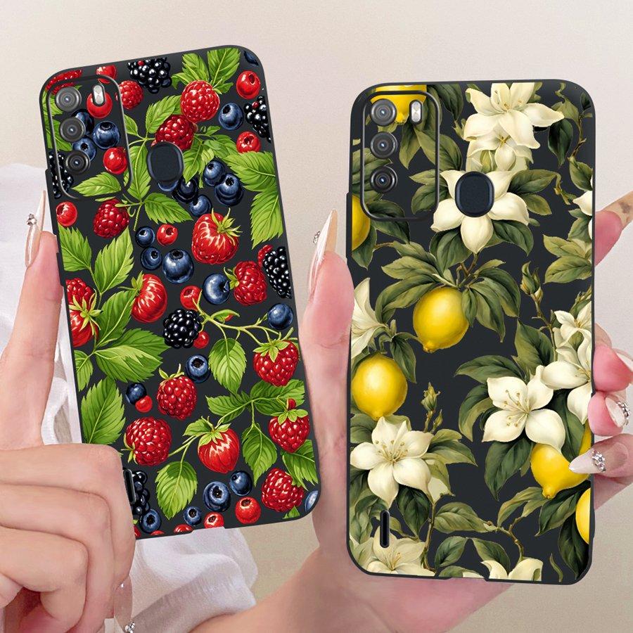 Case for Itel Vision 1 Pro Matte Soft Silicone Black butterfly Shockproof Phone Bags For ItelS16 S 16 Vision1pro Back Covers