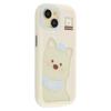 For iPhone 13 Case Pattern Printing TPU+Acrylic Phone Back Cover Large Lens Cutout