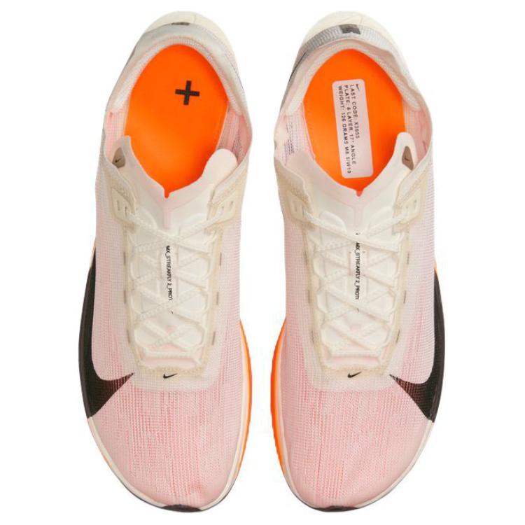 Nike Кроссовки ZoomX Streakfly 2 Prototype для мужчин, кремовые, парусные, полностью оранжевые, HF6417-100