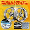 Chrome Parts Restoration & Metal Polishing Paste, Enhances And Restores Shine on Metals And Chrome, Includes Sponge, Suitable f