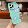 Мягкий чехол Macaron из ТПУ для телефона iPhone 11 12 13 14 15 Pro Max SE X Xs XR 6 6s 7 8 Plus Tecno Camon 19 Realme C35 Cover Ae59 Butterfly art design Cute