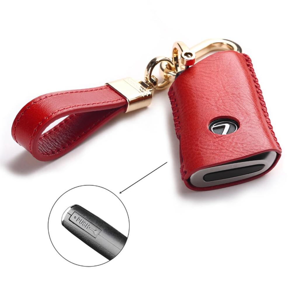 BAGOOD Чехол для ключа Lexus, Чехол для ключа, Брелок, Совместим с Lexus, ES, NX, UX,