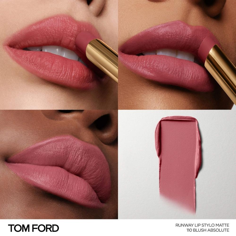 Tom Ford Runway Lip Stylo Matte Lipstick 0.07oz 2g Blush Light Blue Toned Nude