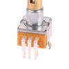 Ec110701N2B Двухосевой поворотный энкодер с кнопочным переключателем, вращение на 360 градусов, 30 позиций, 15-импульсная ручка