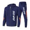 Zipper Sports Set JUICE WRLD Printed Set Athletic Tracksuit  Zipper Hoodies Sport Suits Hooded Jacket and Sweatpants 2 Pieces Set