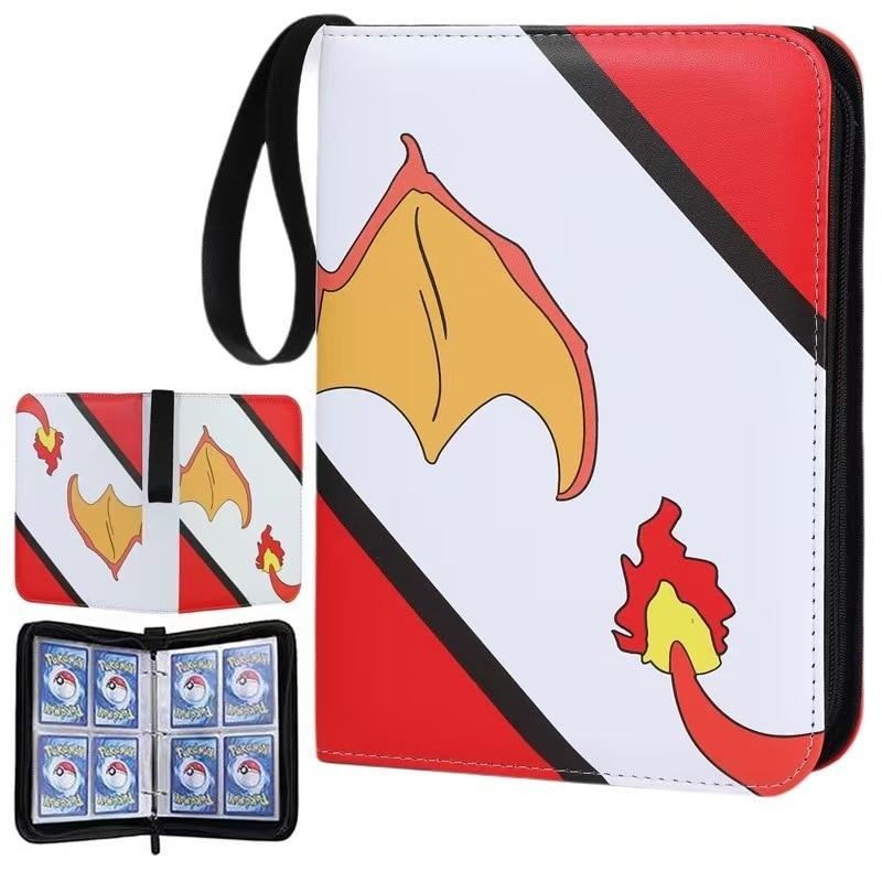 Card Album 4 Pockets 50 Pages 400 Slots PU Leather Binder Collection
