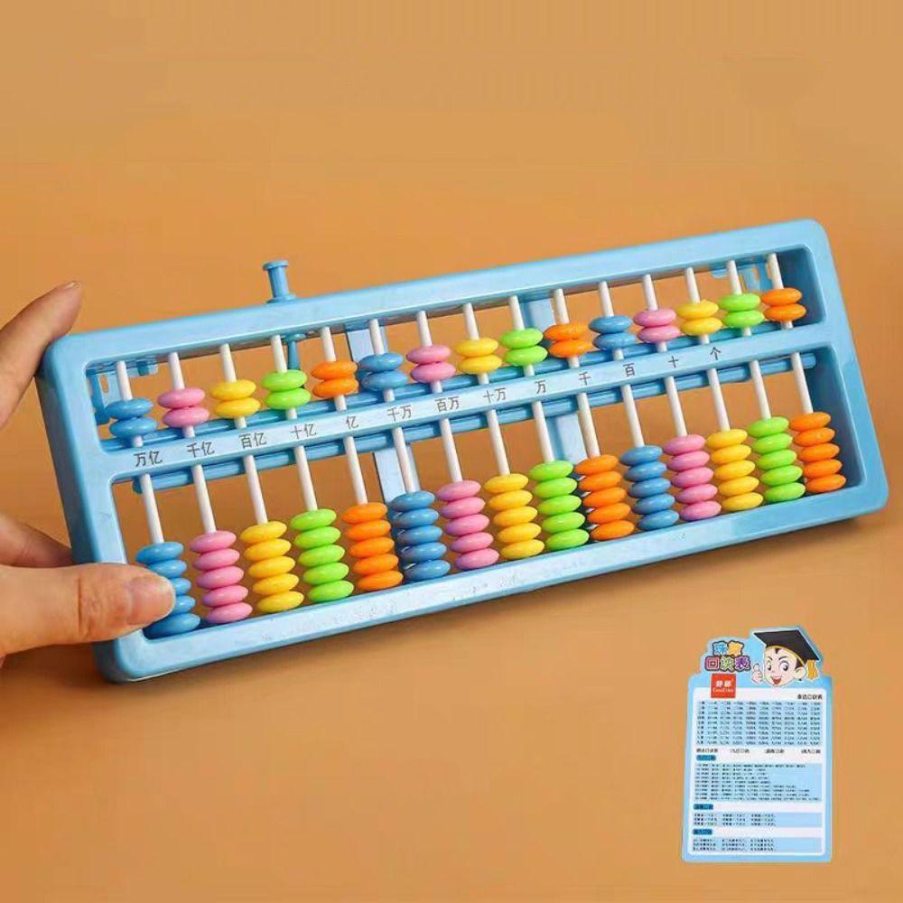 Черный Синий Розовый Счеты Пластиковые Счеты для счета Развитие интеллекта