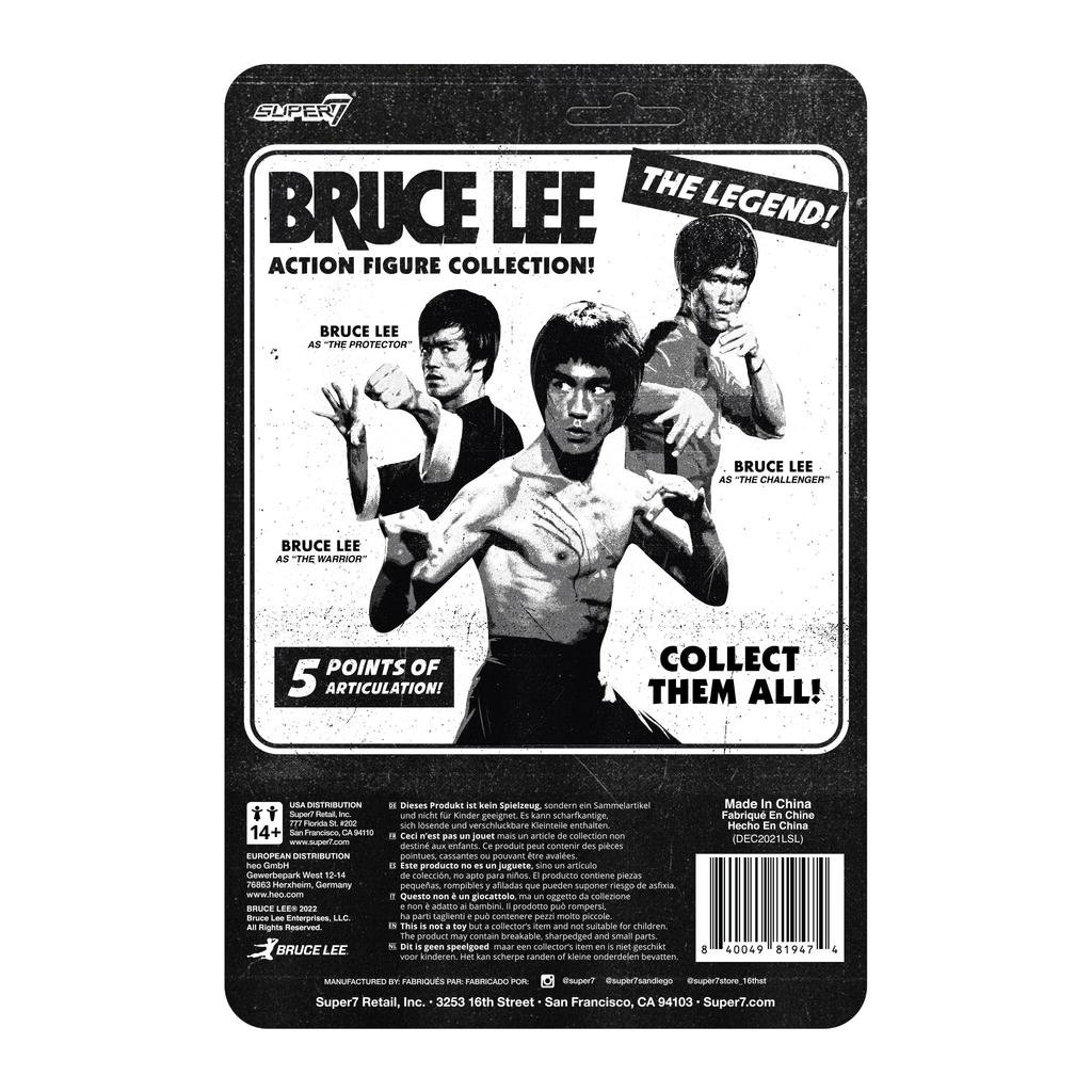 Super7 Bruce Lee The Challenger - 3.75" Bruce Lee Action Figure with Accessories, Classic Movie Collection and Retro Toys