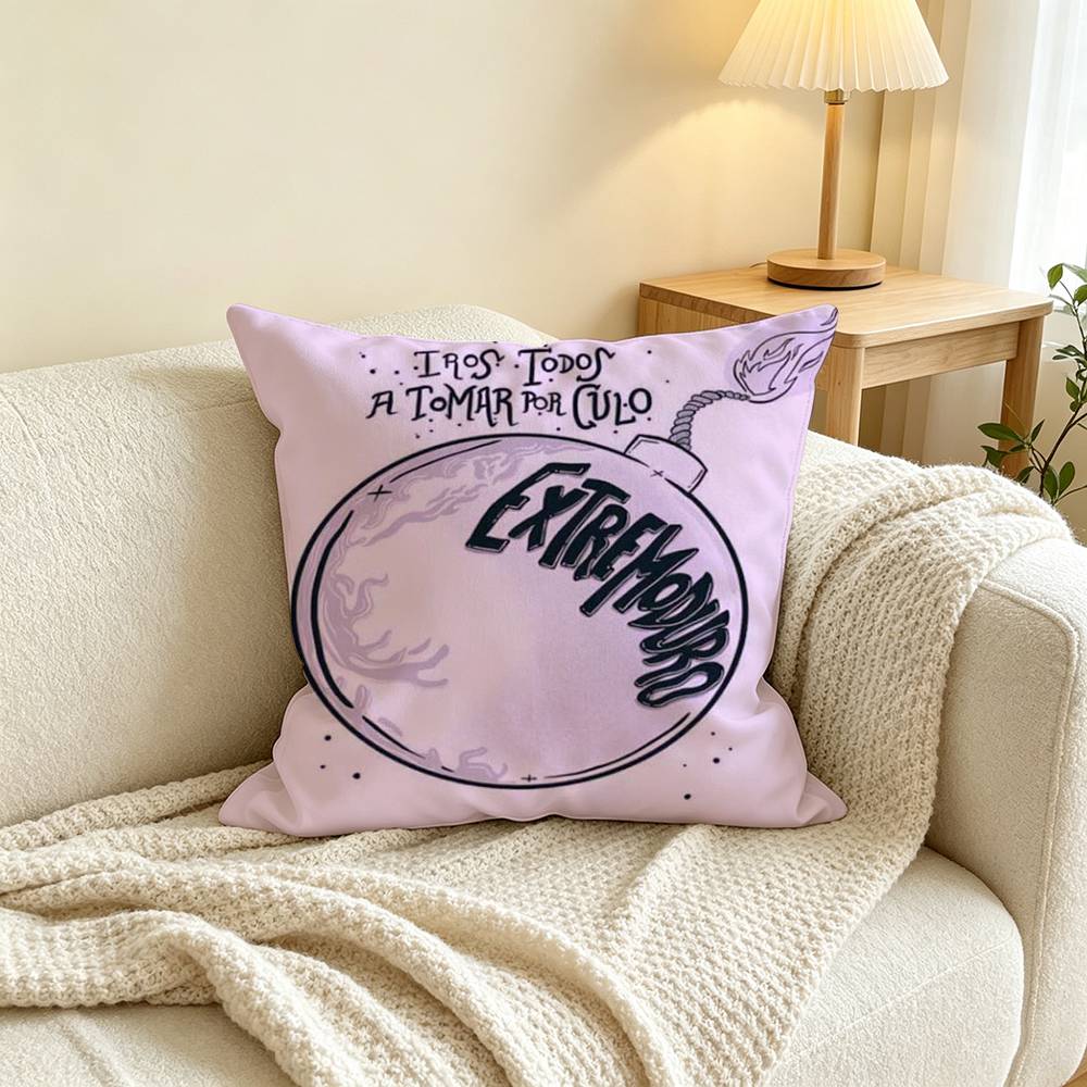 B-Band E-Extremoduro  Pillow Case Square Double-Sided Sofa Cushion Cover Bedroom Bedside Pillow