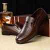 Брендовые мужские кожаные деловые туфли, мужские офисные туфли на плоской подошве, дышащие туфли-оксфорды для вечеринок, свадьбы, юбилея