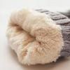 1 шт. Флисовая плюшевая зимняя мягкая грелка для ушей с подкладкой, устойчивая к холоду, ветронепроницаемая, женская прочная шапка-бини, сохраняющая тепло