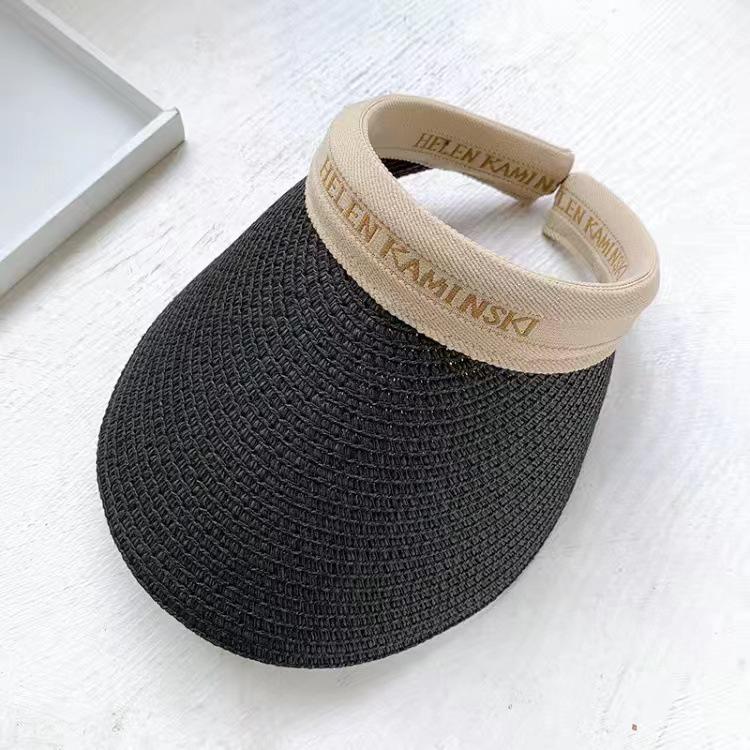 Женская летняя соломенная шляпа-утка - Универсальная солнцезащитная и пляжная кепка для путешествий на открытом воздухе