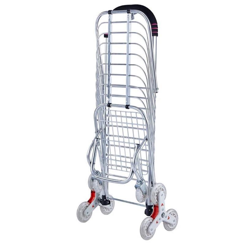 Aokedu Folding 2-Wheel Aluminum Shopping Cart