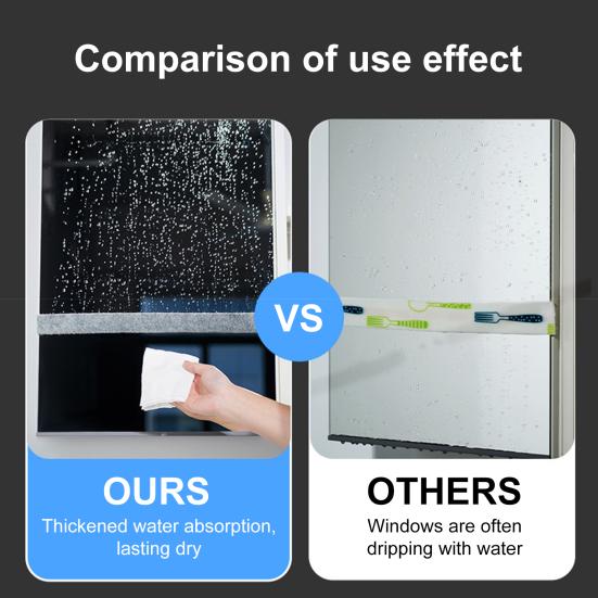 4M/Roll Окно Стекло Абсорбирующая Наклейка Войлок Окно Конденсат Влагопоглотитель Лента Самоклеящаяся