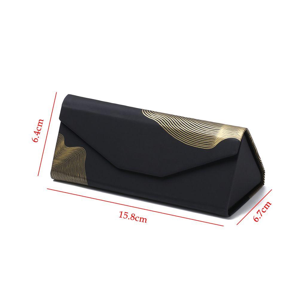 Folding Business Sun Glasses  Box Eyeglasses Accessories Triangle Glasses Box Eyeglasses Case