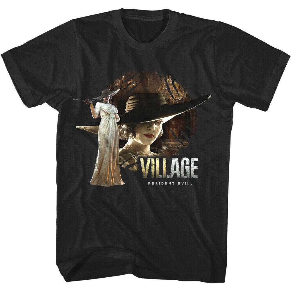Resident Evil Village Lady Unisexs New Game Unisexs New Game Biohazard Clothing Short Sleeve TShirt