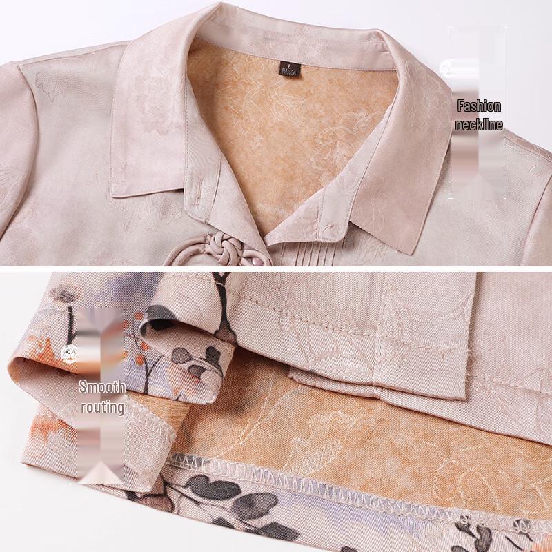 Women's Casual Two-Piece Floral Blouse Set