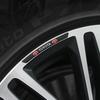 Стильные алюминиевые наклейки на обод колеса для Toyota - Набор из 4 штук